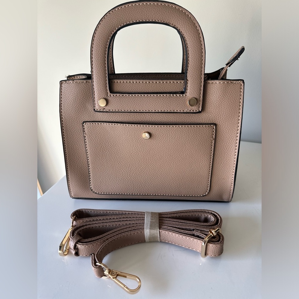 Tan Satchel / Crossbody